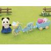 imageCalico Critters Pookie Panda Girls Cycle ampamp Skate Set Dollhouse Playset with Figure and Accessories