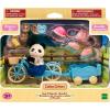 imageCalico Critters Pookie Panda Girls Cycle ampamp Skate Set Dollhouse Playset with Figure and Accessories