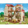 imageCalico Critters Red Roof Country Home  Dollhouse Playset with Figures Furniture and Accessories for Ages 3