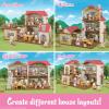 imageCalico Critters Red Roof Country Home  Dollhouse Playset with Figures Furniture and Accessories for Ages 3
