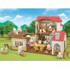 imageCalico Critters Red Roof Country Home  Dollhouse Playset with Figures Furniture and Accessories for Ages 3