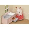 imageCalico Critters Red Roof Cozy Cottage Dollhouse Playset with Figure Furniture and Accessories
