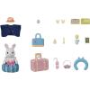imageCalico Critters Snow Rabbit Mothers Weekend Travel Set Dollhouse Playset with Figure and Accessories