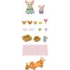 imageCalico Critters Sunny Picnic Set  Fennec Fox Sister ampamp Baby Doll Playset with Figures and Accessories