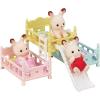 imageCalico Critters Triple Baby Bunk Beds  Dollhouse Furniture Set for Ages 3Triple Bunk Beds
