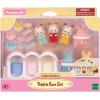 imageCalico Critters Triplets Care Set  Dollhouse Playset with 3 Hopscotch Rabbit Figures ampamp Accessories Included