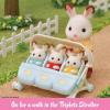 imageCalico Critters Triplets Care Set  Dollhouse Playset with 3 Hopscotch Rabbit Figures ampamp Accessories Included
