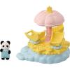 imageCalico Critters Baby Windmill Park Dollhouse Playset with Persian Cat Figure Included includes windmill with swing slide seesaw and figure MediumBaby Star Carousel