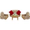imageCalico Critters Comfy Living Room Set  Toy Dollhouse Furniture ampamp Accessories Set for Ages 3Living Room Suite