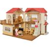 imageCalico Critters Red Roof Country Home  Dollhouse Playset with Figures Furniture and Accessories for Ages 3