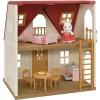 imageCalico Critters Red Roof Cozy Cottage Dollhouse Playset with Figure Furniture and Accessories