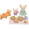 imageCalico Critters Sunny Picnic Set  Fennec Fox Sister ampamp Baby Doll Playset with Figures and Accessories