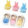 imageCalico Critters Triplets Care Set  Dollhouse Playset with 3 Hopscotch Rabbit Figures ampamp Accessories Included