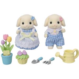 imageCalico Critters Blossom Gardening Set  Features Flora Rabbit Sister ampamp Brother  Plant Water ampamp Bloom with Your Adorable Critters