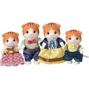imageCalico Critters Persian Cat Family  Set of 4 Collectible Doll Figures for Children Ages 3Maple Cat Family