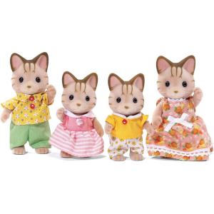 imageCalico Critters Persian Cat Family  Set of 4 Collectible Doll Figures for Children Ages 3Sandy Cat Family