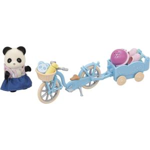 imageCalico Critters Pookie Panda Girls Cycle ampamp Skate Set Dollhouse Playset with Figure and Accessories