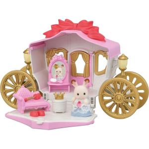 imageCalico Critters Royal Princess Set  Doll Playset with 5 Figures and Accessories for Children Ages 3Royal Carriage Set