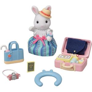 imageCalico Critters Snow Rabbit Mothers Weekend Travel Set Dollhouse Playset with Figure and Accessories