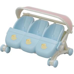 imageCalico Critters Triplet Stroller  2in1 Stroller and Car Seat Accessory for Triplet Babies