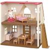 imageCalico Critters Red Roof Grand Mansion Gift Set Dollhouse Playset with 3 Figures Furniture Vehicle and Accessories