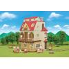imageCalico Critters Red Roof Grand Mansion Gift Set Dollhouse Playset with 3 Figures Furniture Vehicle and Accessories