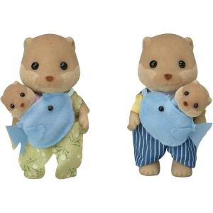 imageCalico Critters Splashy Otter Family  Collectible Doll Figures for Ages 3Splashy Otter Family