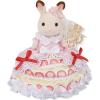 imageCalico Critters Freyas Birthday Celebration Strawberry Cake Dress 40th Anniversary Edition Collectible Doll Figure