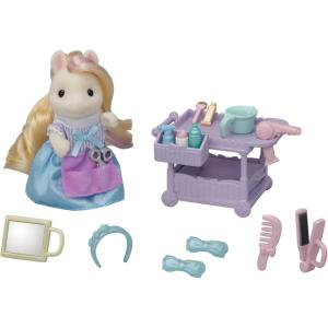 imageCalico Critters Ponys Hair Stylist Set Dollhouse Playset with Figure and AccessoriesPonys Hair Stylist Set
