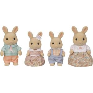 imageCalico Critters Milk Rabbit Family  Set of 4 Collectible Doll Figures for Children Ages 3Milk Rabbit Family