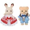 imageCalico Critters Anniversary Friends Set  Freya ampamp Theo 40th Anniversary Edition 2 Collectible Doll Figures