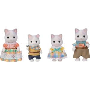 image:imageCalico Critters Latte Cat Family Set of 4 Collectible Doll Figures