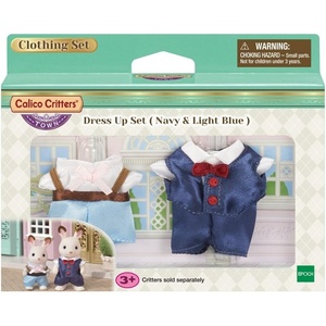 image:imageCalico Critters Town Dress up Set for 36 months to 96 months Navy amp Light BlueNavy  Light Blue Pantsuits